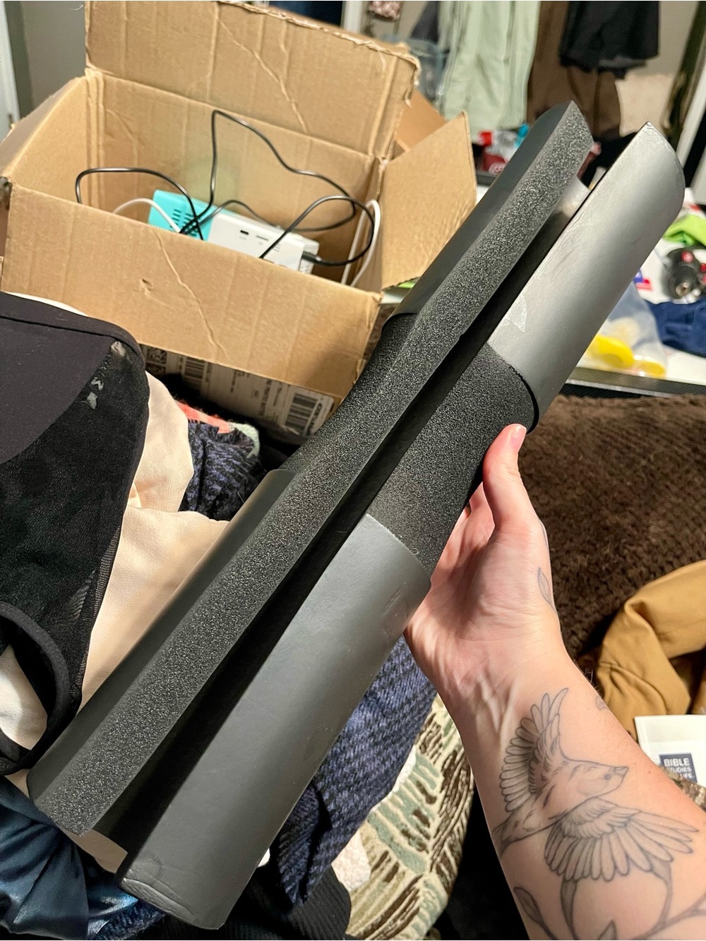 Black Foam Barbell Pad